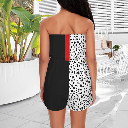 cruellanew. strapless rojmper