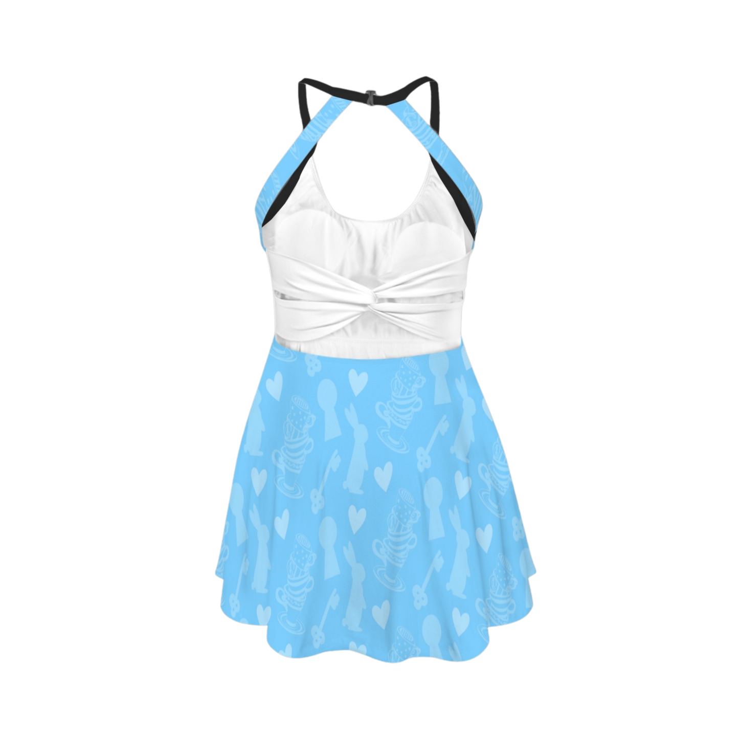Wonderland Princess Open Back Flare Skirt Active Dress
