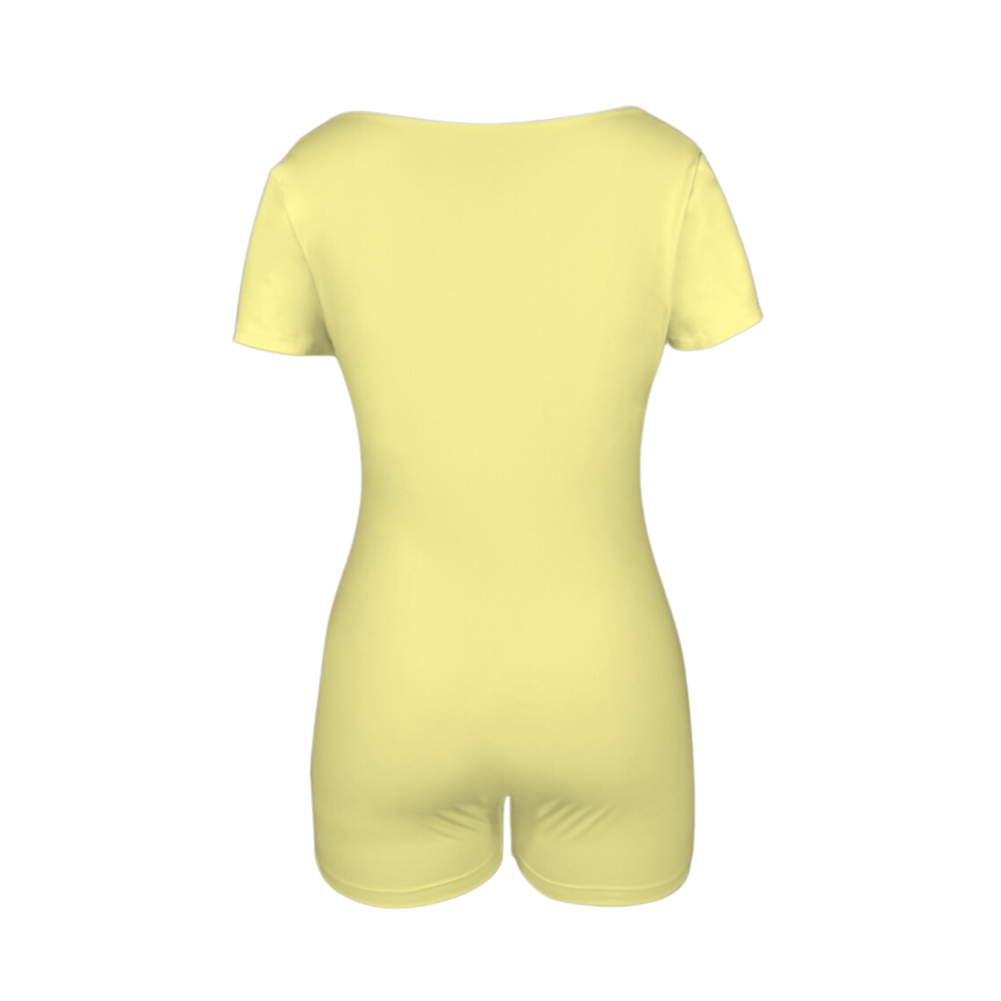 Almost There Yellow Onez Tee Active Romper