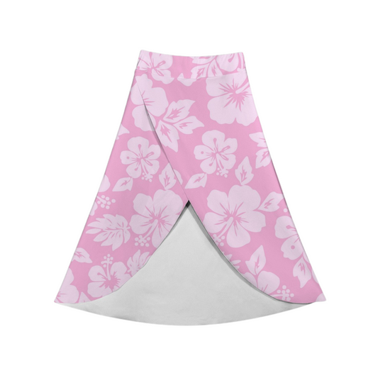 Angel Hibiscus Crossover Midi Skort