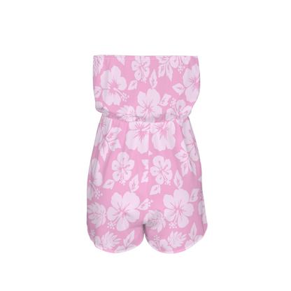 Ohana Hibiscus Strapless Romper