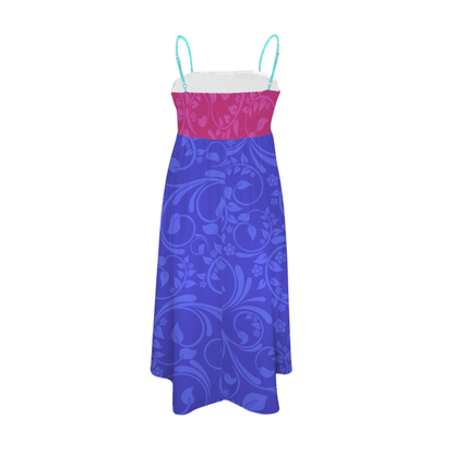 Princess Swirl Print Midi Doll Dress