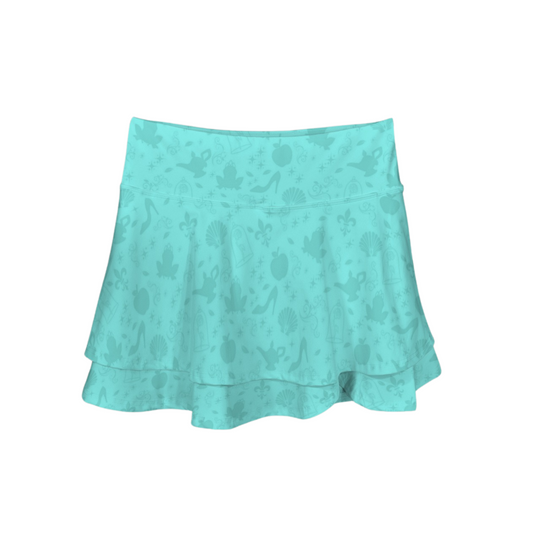 Princess Icons Ruffle Active Skort