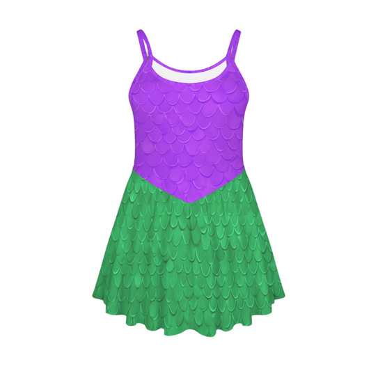Ariel Pleat Skirt Active Dress