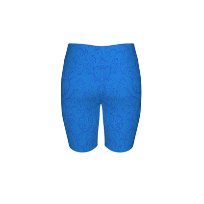 Aurora Blue Bike Shorts