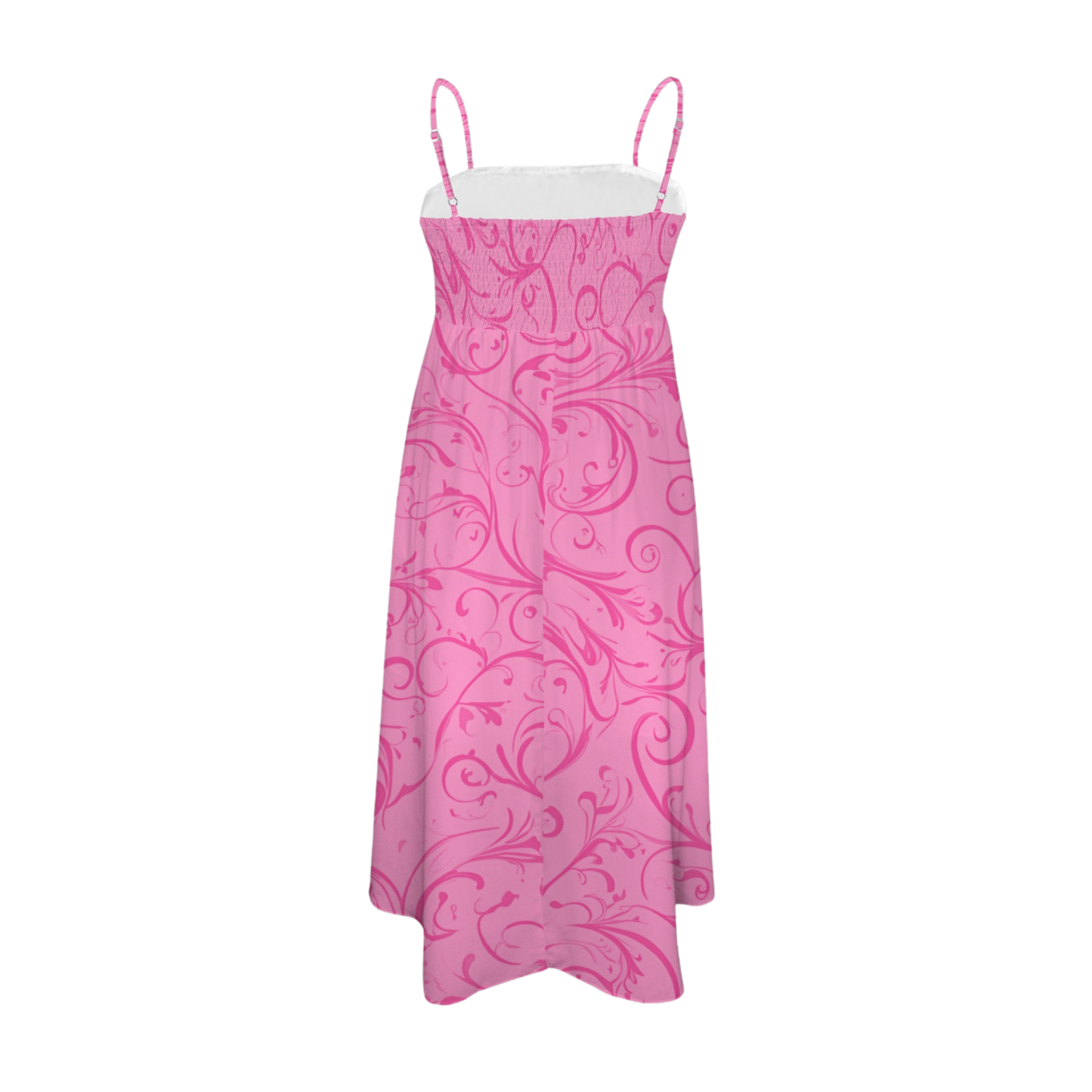 Princess Swirl Print Midi Doll Dress