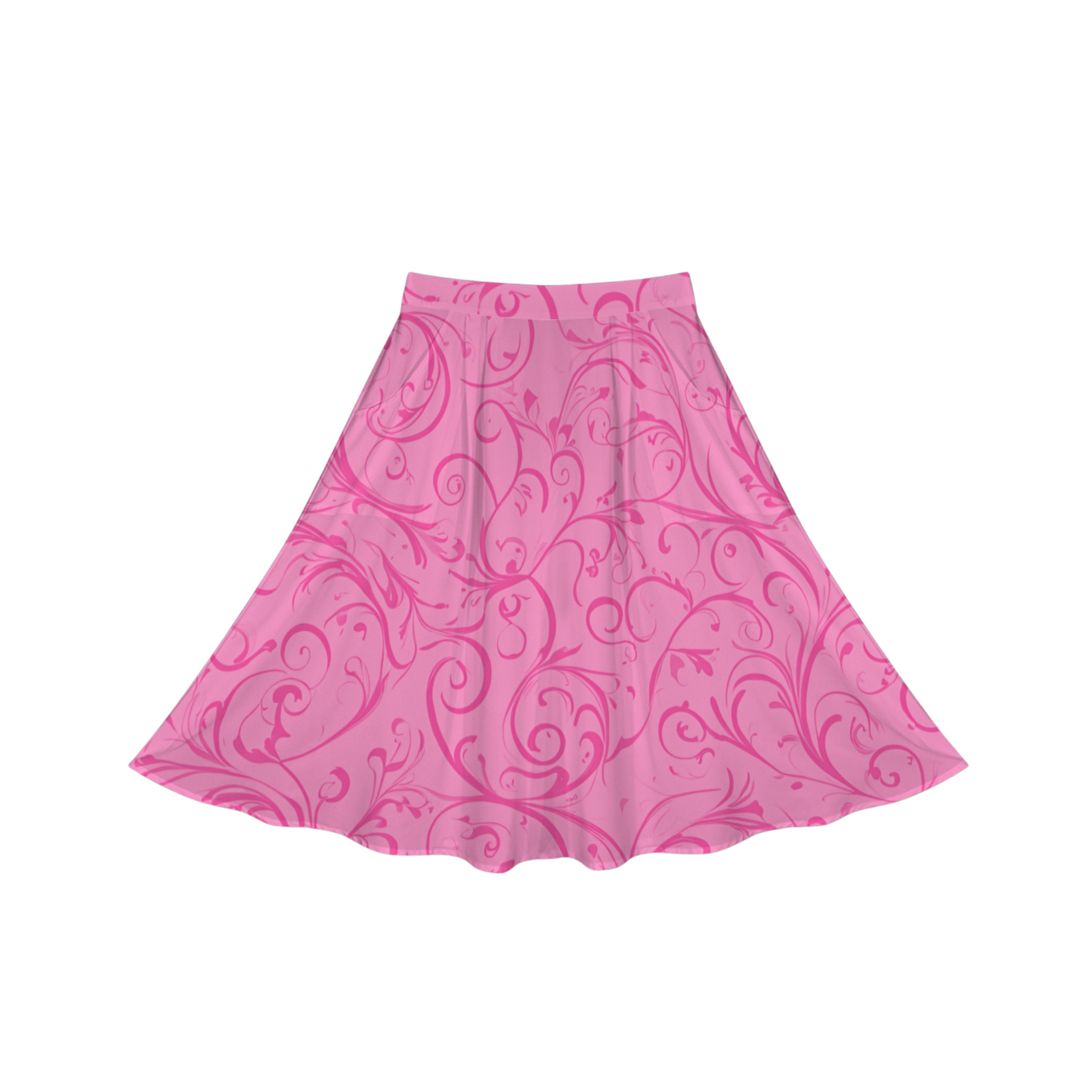 Aurora Swirl Midi Skirt