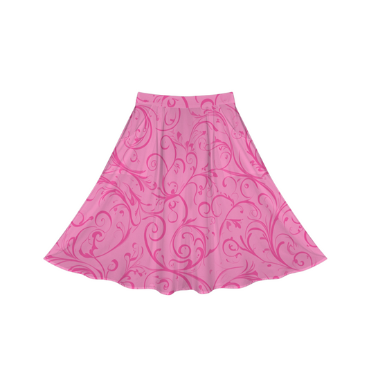 Aurora Swirl Midi Skirt