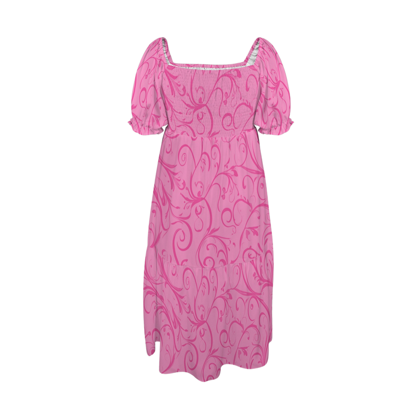 Princess Swirl Print Fairytale Dress