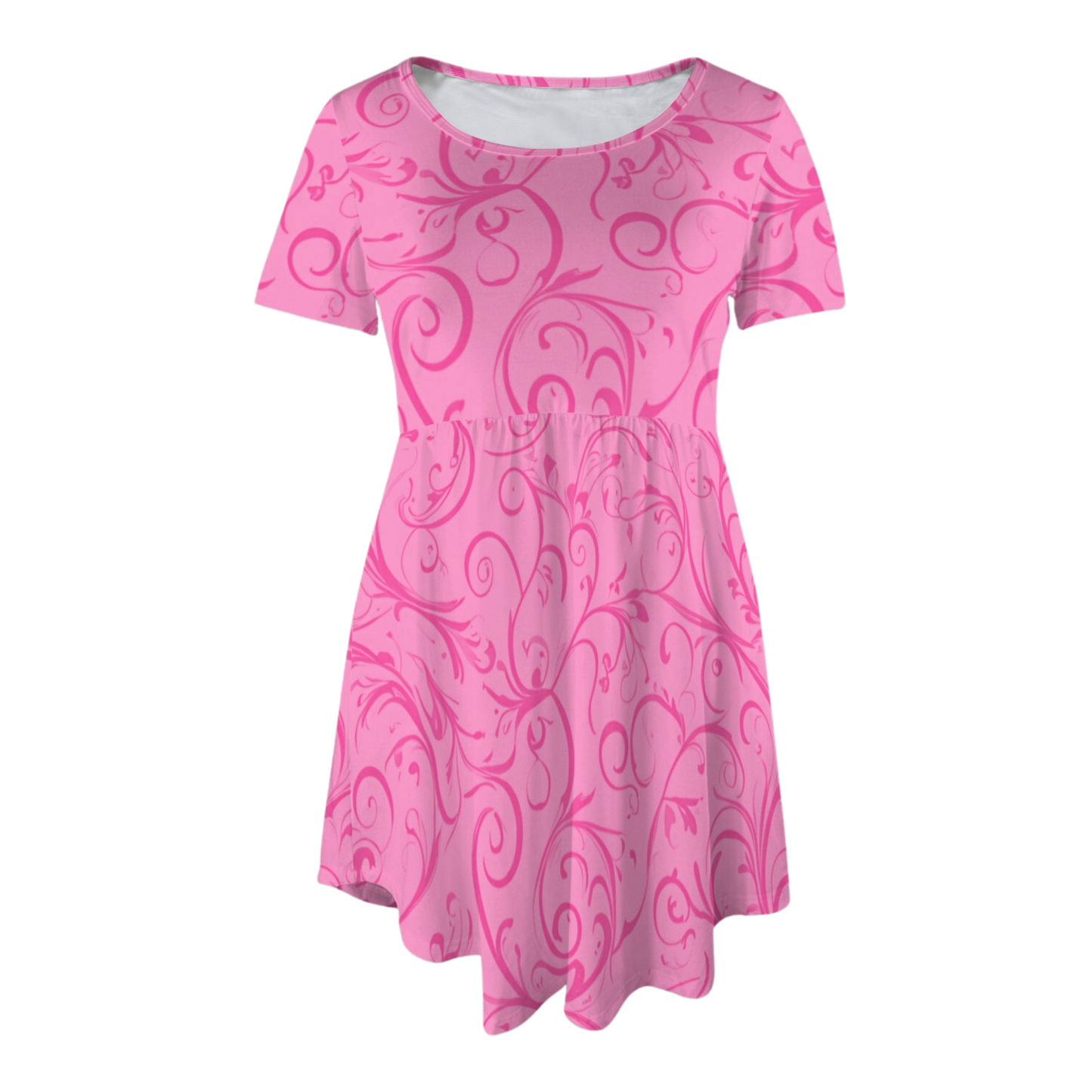 Aurora Swirl Tee Shirt Dress