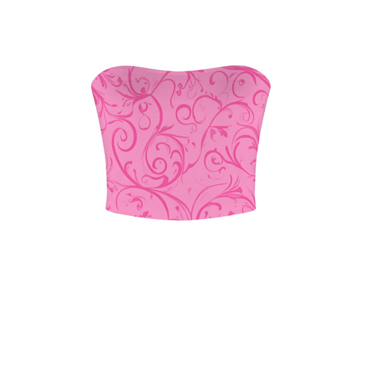 Aurora Swirl Crop Tube Top