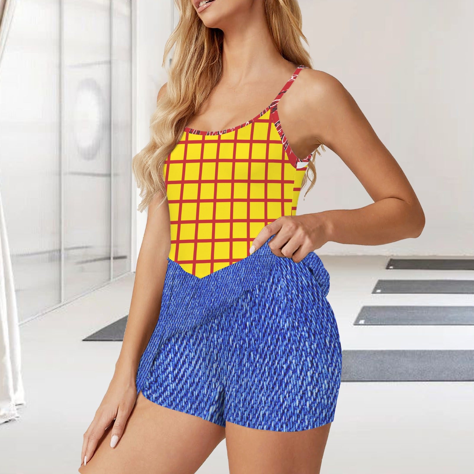 woodyscarf. pleat skirt active dress