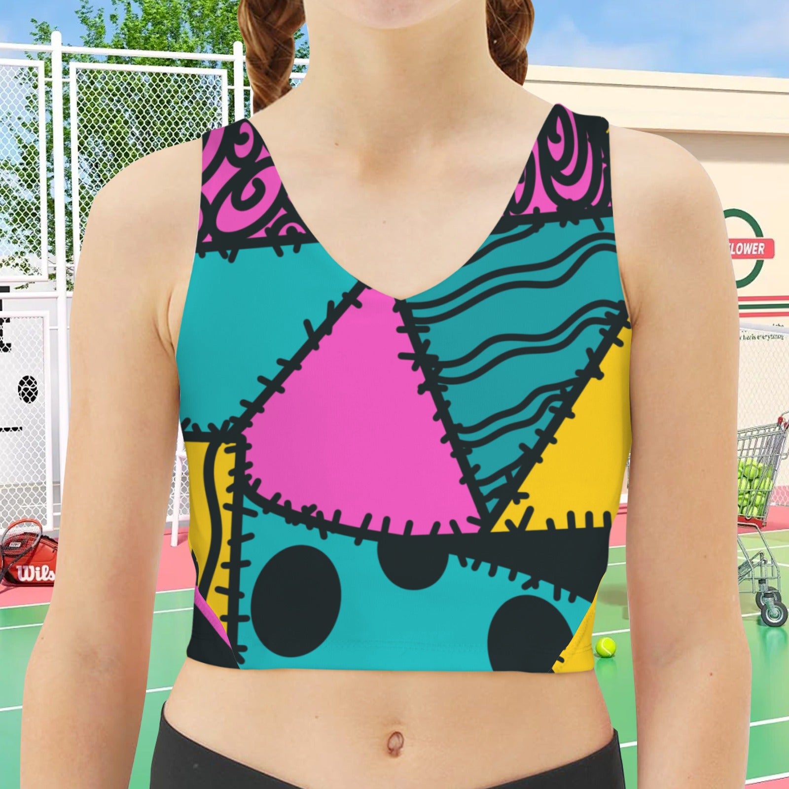 sally. girls sports crop