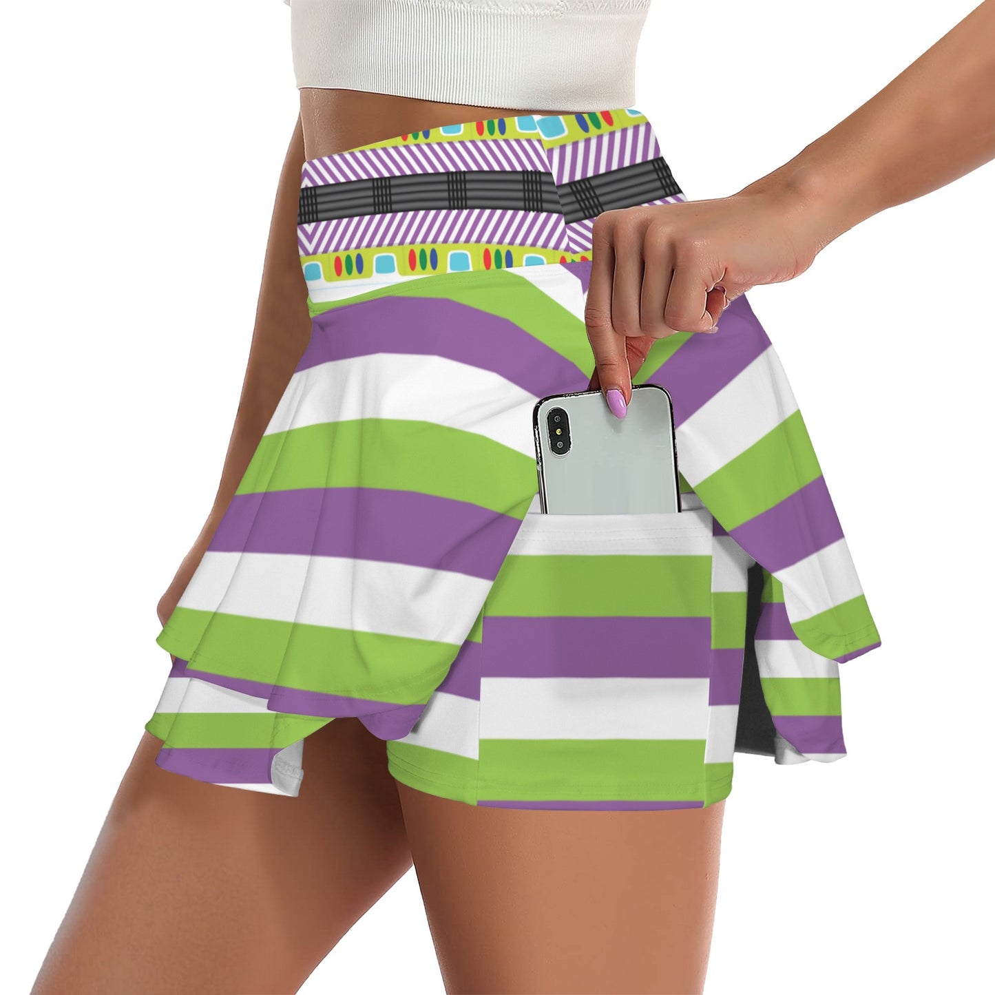 buzz. ruffle skort