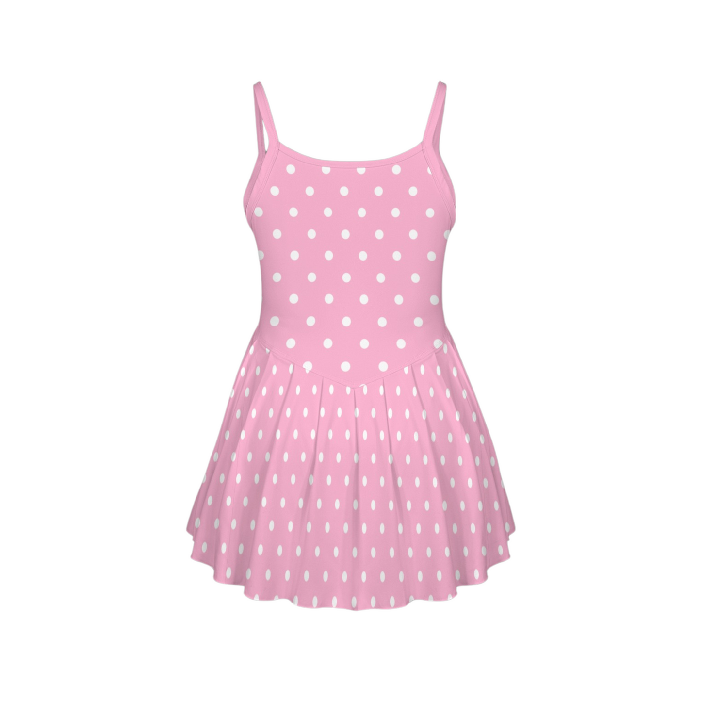 Miss Mouse Polka Dots Pleat Skirt Active Dress
