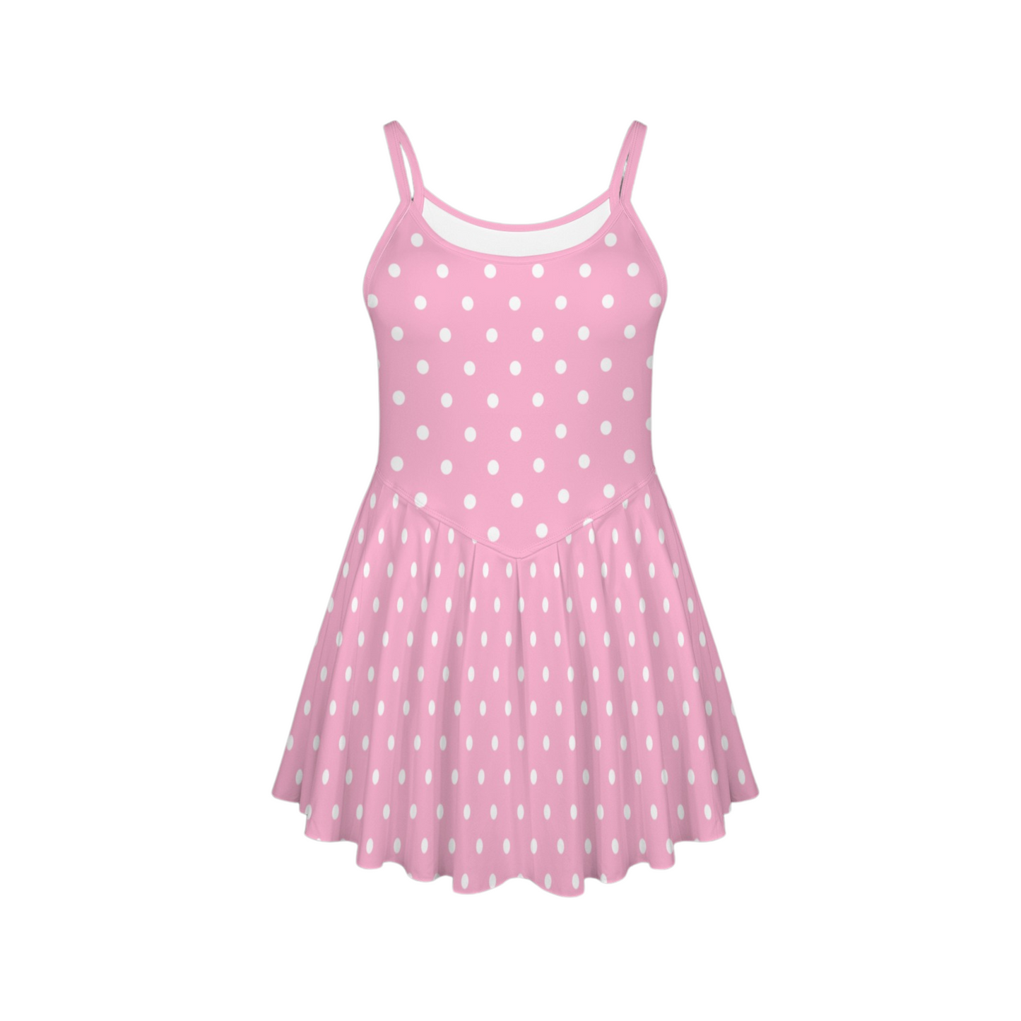 Miss Mouse Polka Dots Pleat Skirt Active Dress