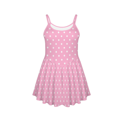Miss Mouse Polka Dots Pleat Skirt Active Dress