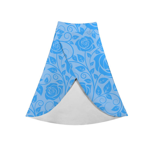 Belle Blue Crossover Midi Skort