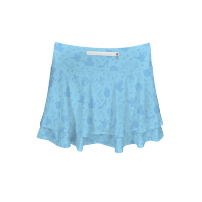 Princess Icons Ruffle Active Skort