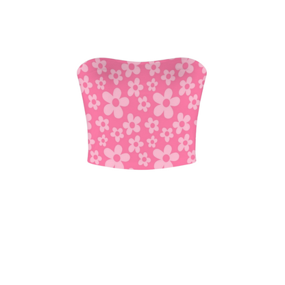 Boo Crop Tube Top