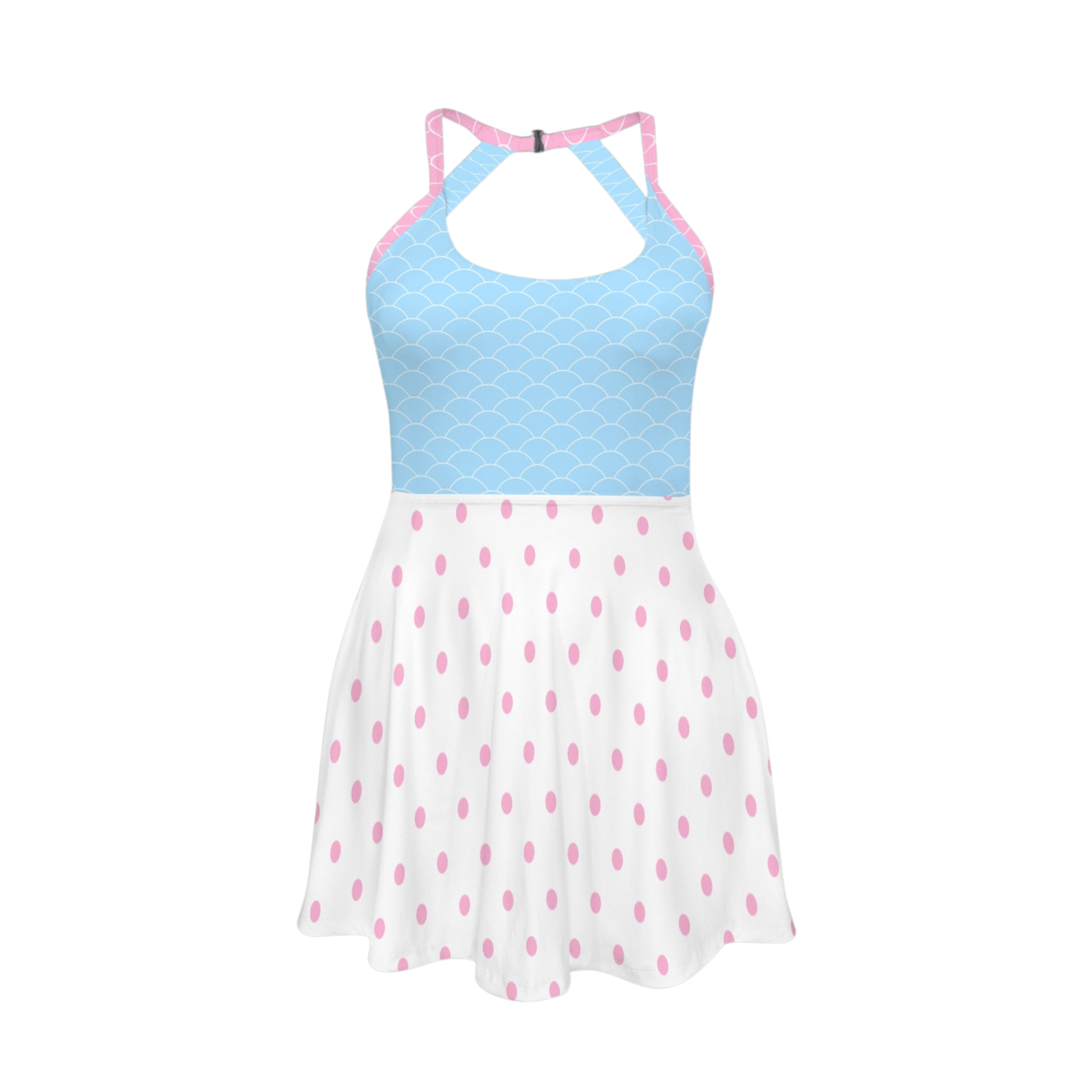Bo Open Back Flare Skirt Active Dress