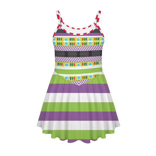 Space Range Pleat Skirt Active Dress