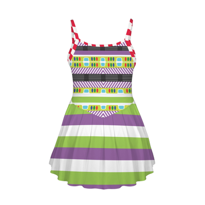 Space Range Pleat Skirt Active Dress
