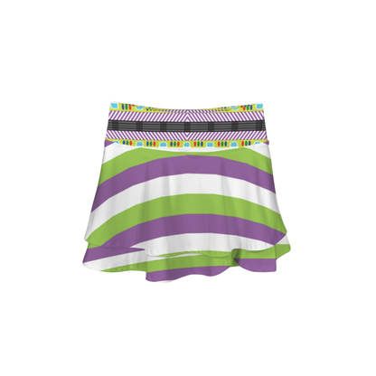 Space Ranger Ruffle Active Skort