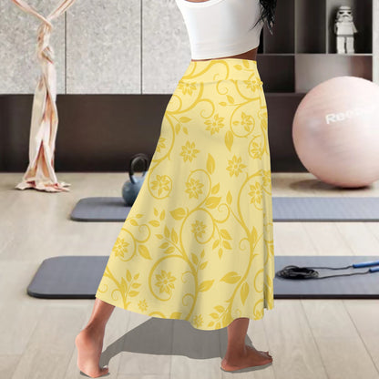 snowyellow. midi skort