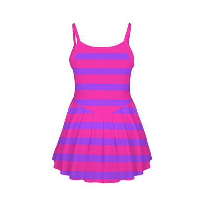 Crazy Cat Pleat Skirt Active Dress