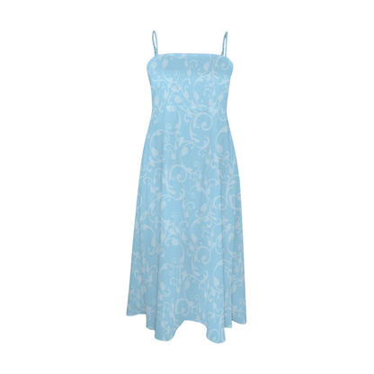 Princess Swirl Print Midi Doll Dress