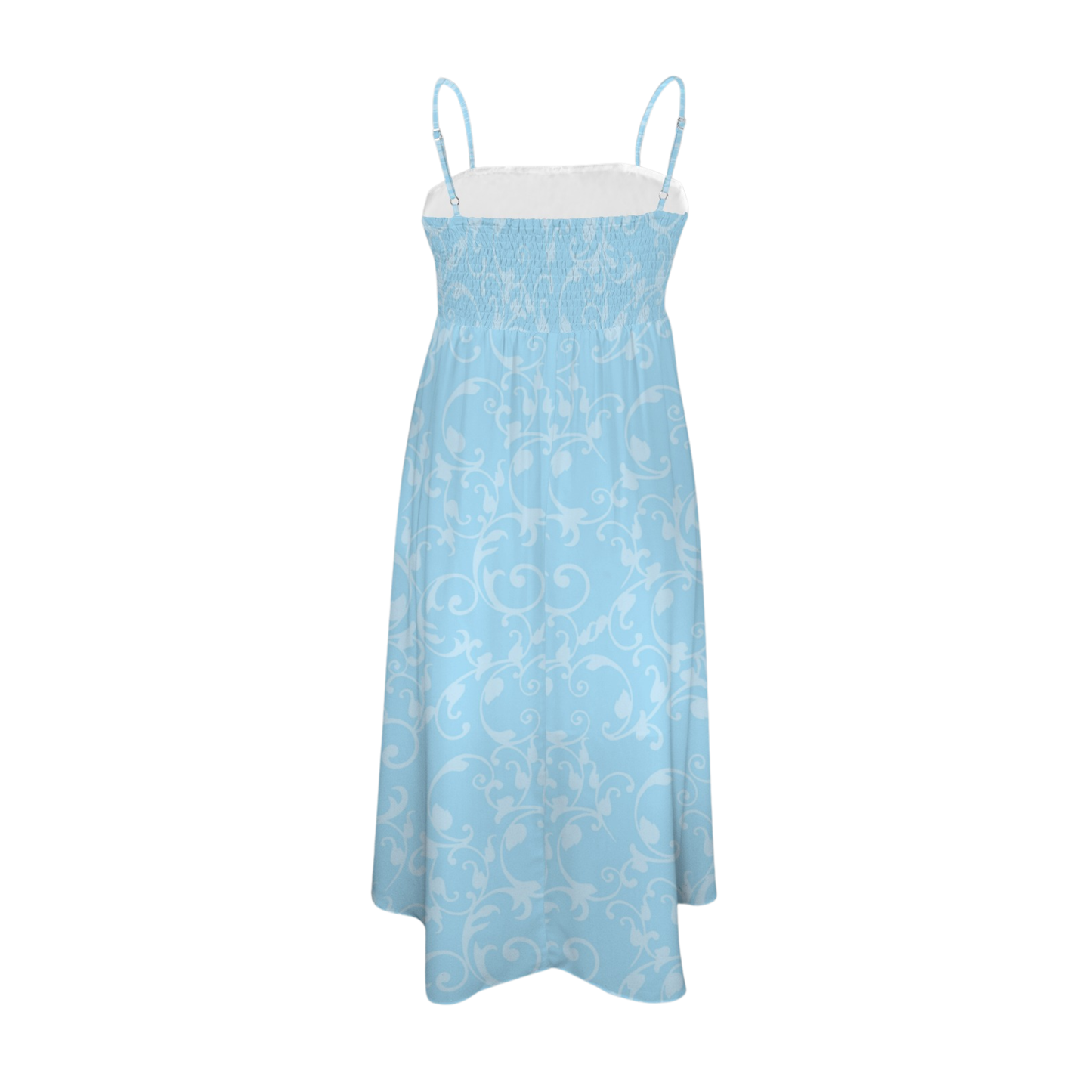 Princess Swirl Print Midi Doll Dress