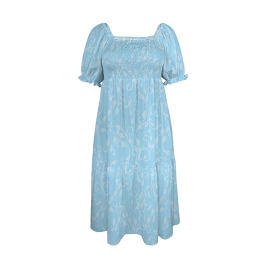 Princess Swirl Print Fairytale Dress