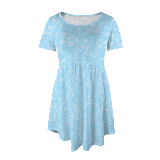 Cindy Swirl Tee Shirt Dress