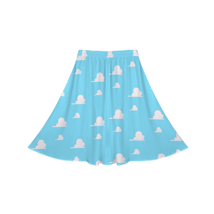 Clouds Midi Skirt