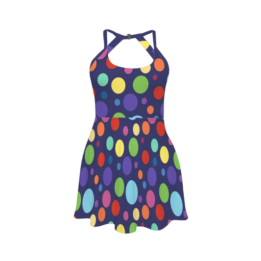 Core Memories Open Back Flare Skirt Active Dress