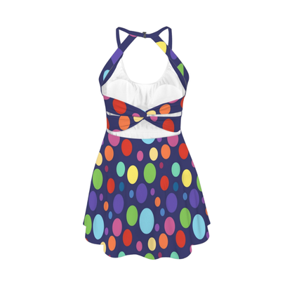 Core Memories Open Back Flare Skirt Active Dress