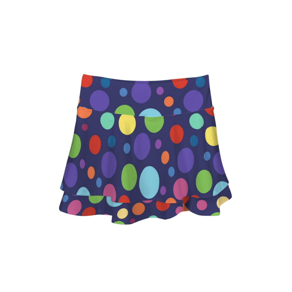 Core Memories Ruffle Active Skort