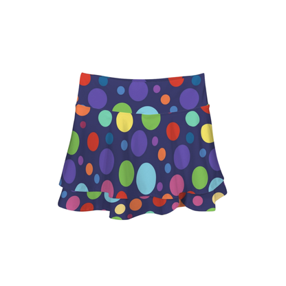 Core Memories Ruffle Active Skort