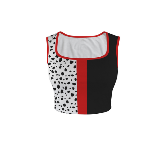 Cruel Ella Square Neck Crop Top