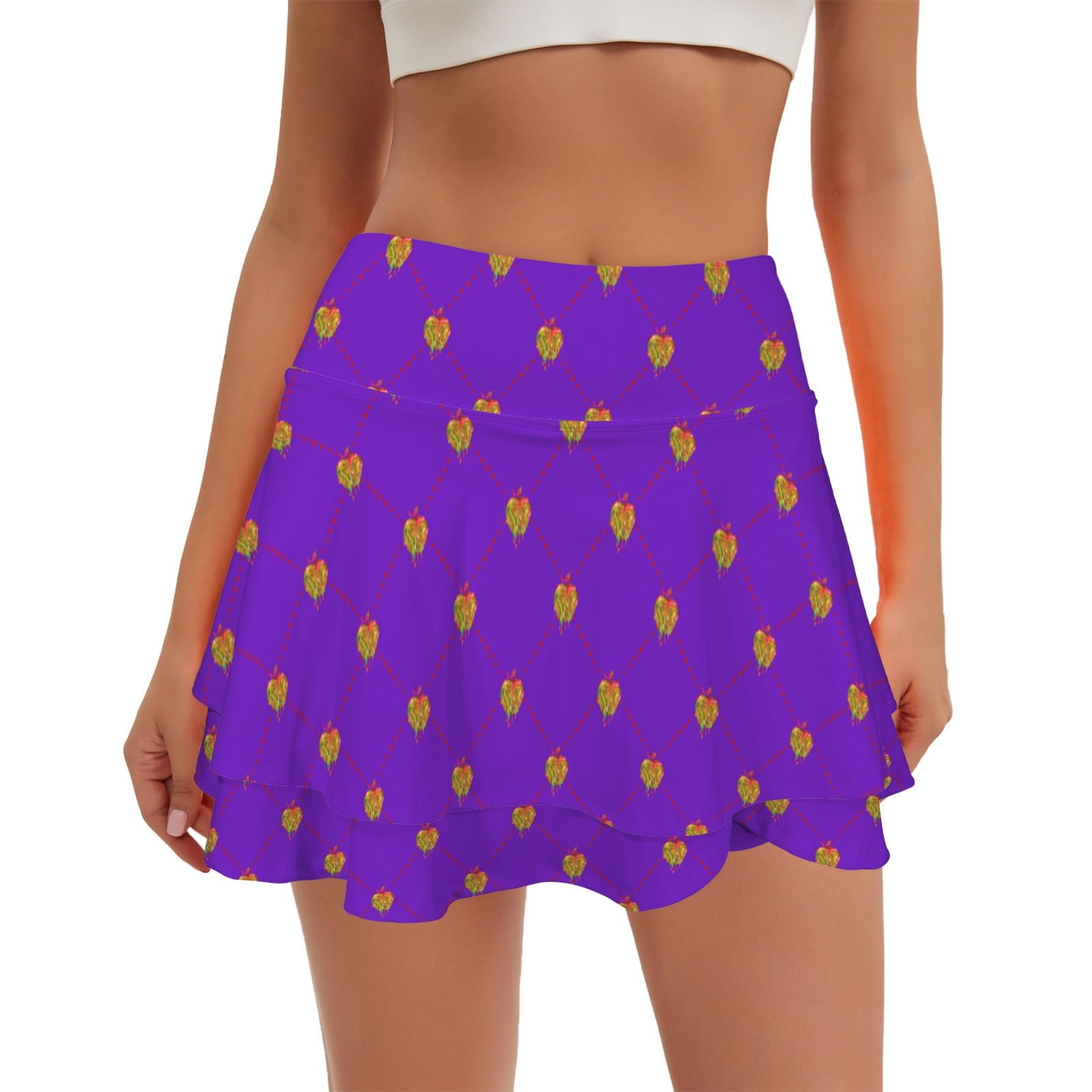 evilq. ruffle skort