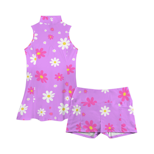 Daisy Collared Active Dress