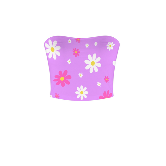 Daisy Crop Tube Top