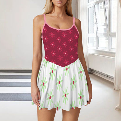 tightwaltop. pleat active dress