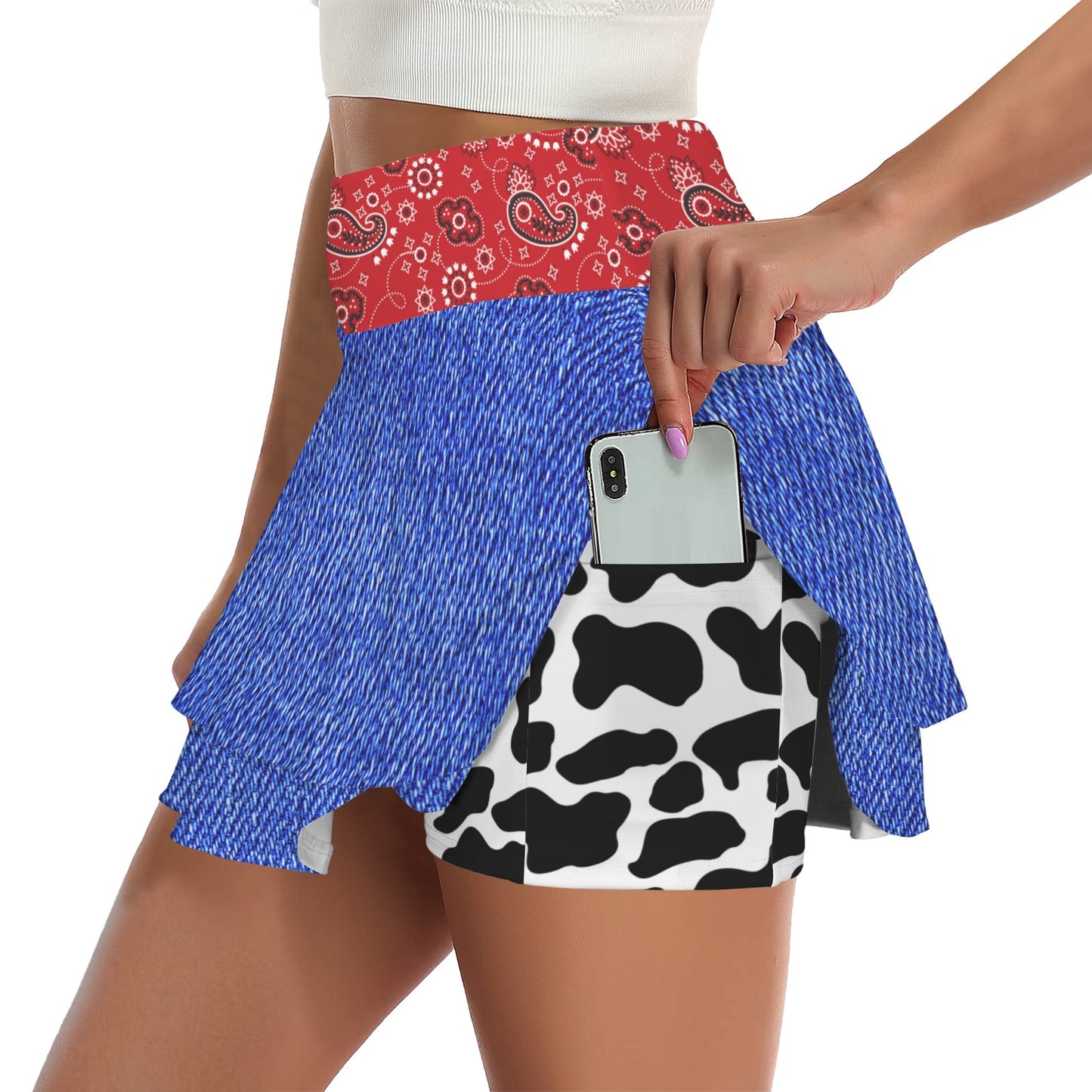 woody. ruffle skort