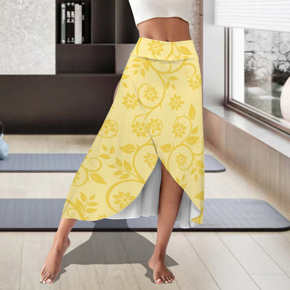 snowyellow. midi skort