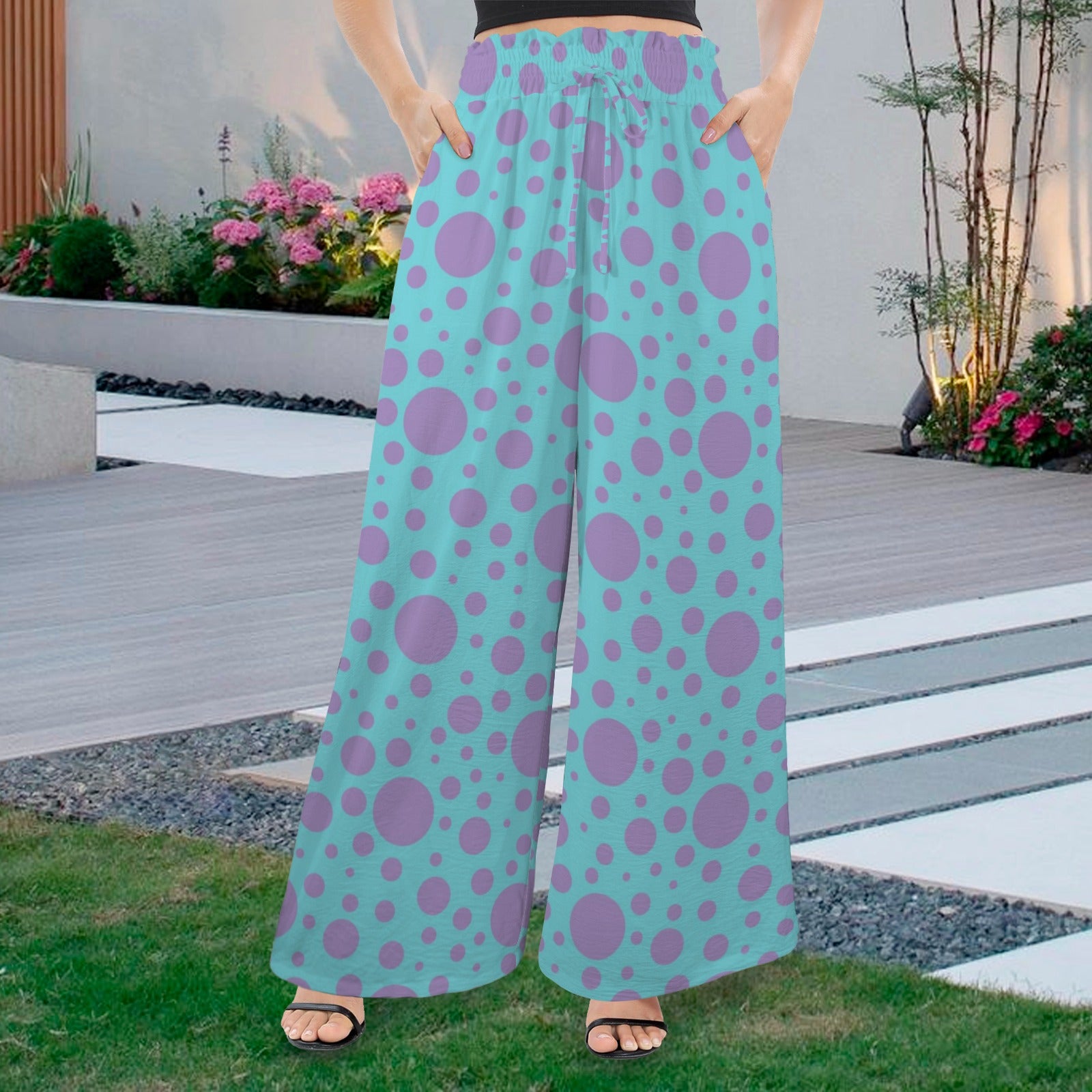 sullydots. wide leg