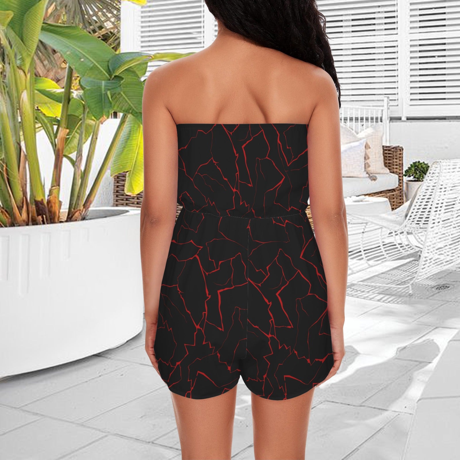 kylo. strapless romper