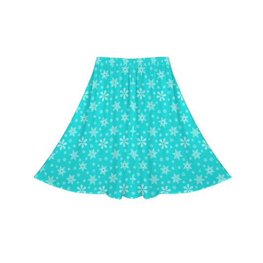 Elsa Snowflakes Midi Skirt