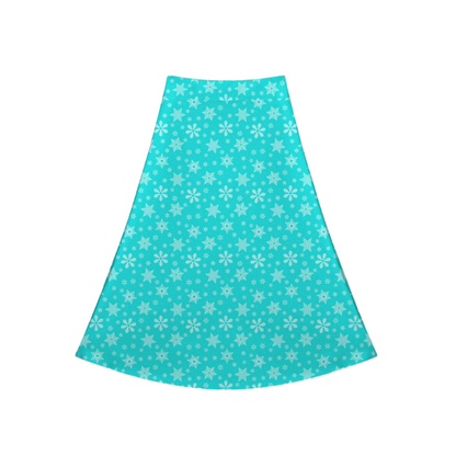 Elsa Snowflakes Crossover Midi Skort